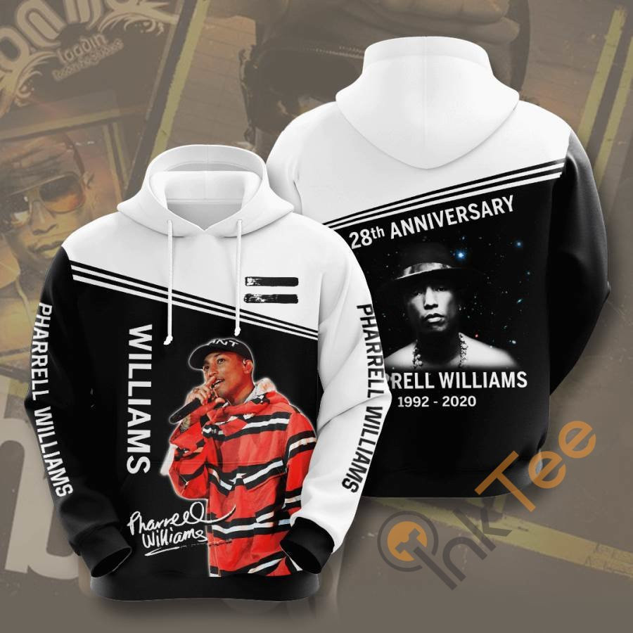 Music Pharrell Williams Usa 1437 Hoodie 3D