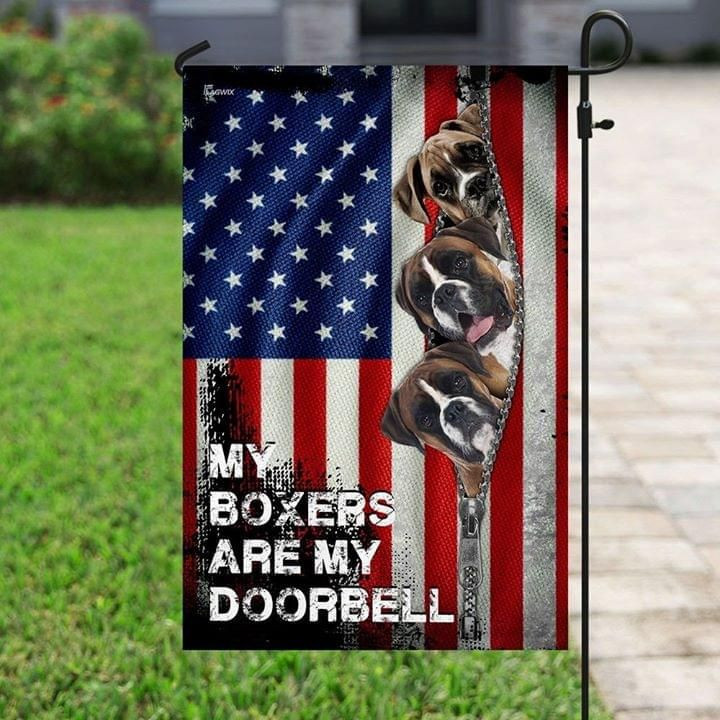 My Boxers Are My Doorbell Flag Garden Flag House Flag