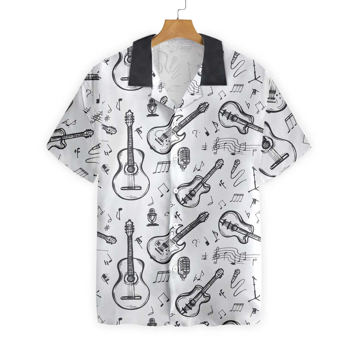 My Favorite Guitarist Personalized Name Custom Hawaiian Shirt