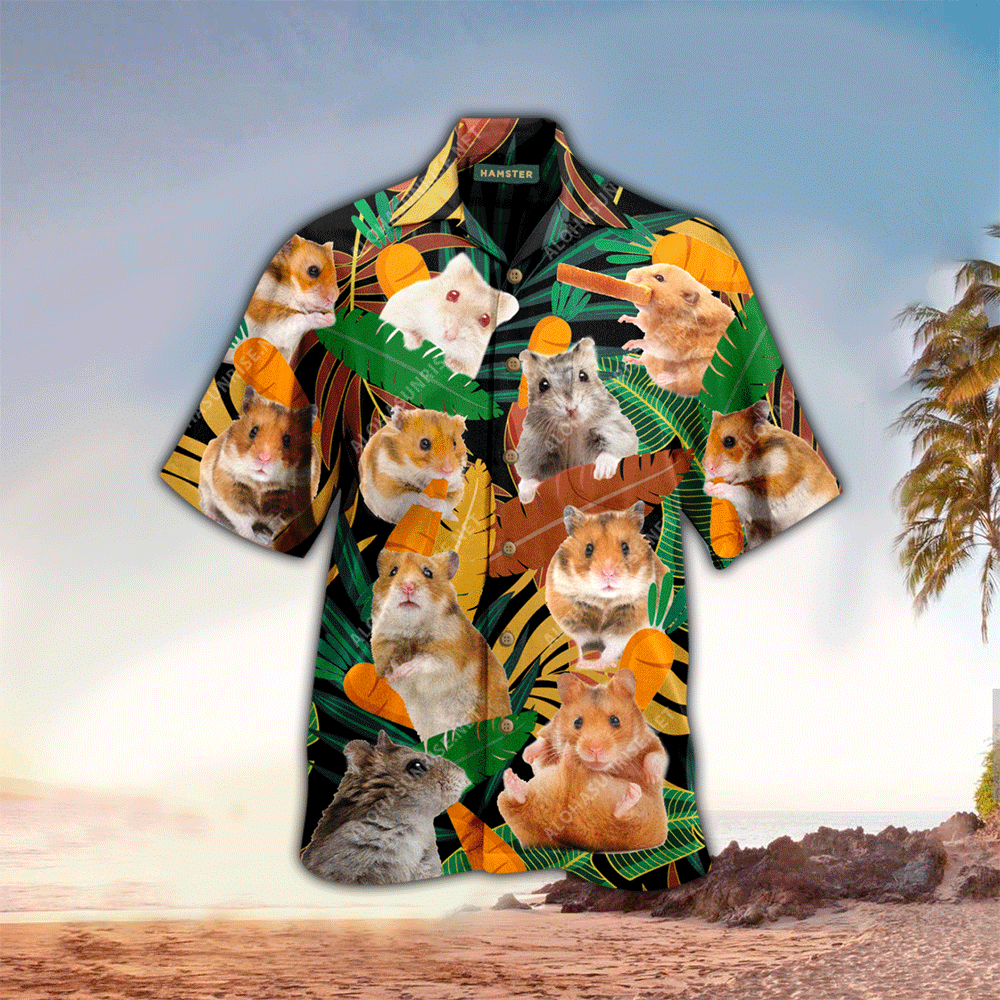 My Hamster Is So Cute Hawaiian Shirt for Men and Women