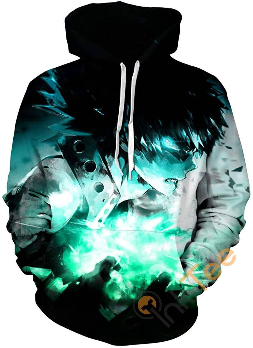 My Hero Academia Print Pullover With Front Pocket Sku126 Hoodie 3D All Over Print