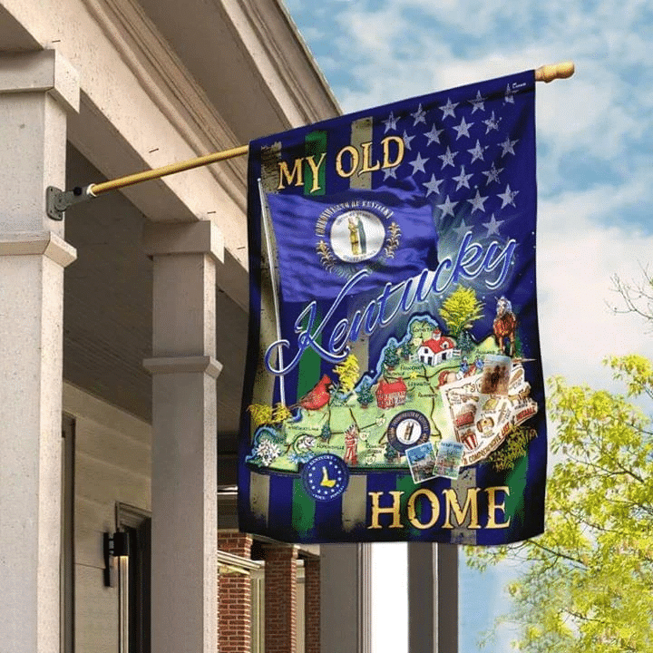 My Old Kentucky Home Garden Flag House Flag