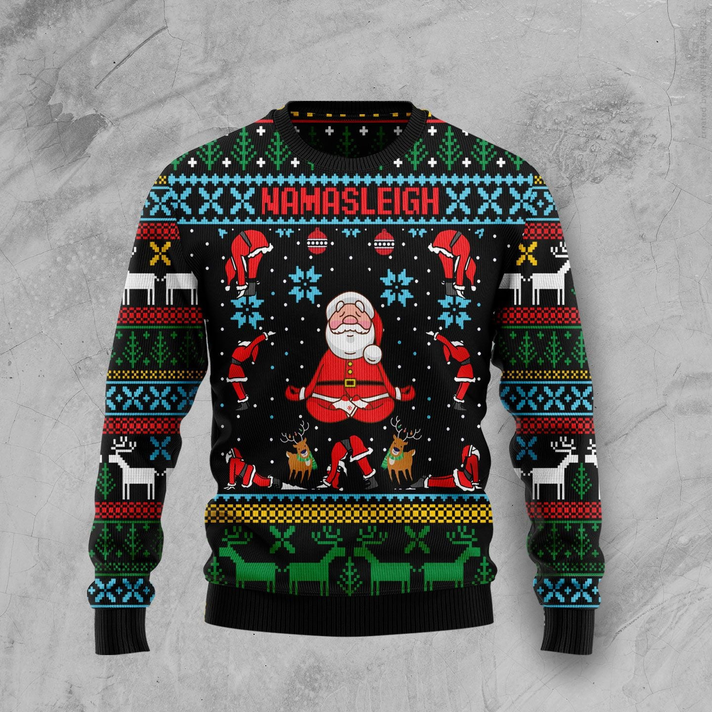 Namasleigh Ugly Christmas Sweater