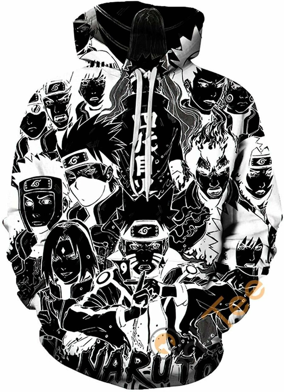 Naruto 3d All Over Print Hoodie