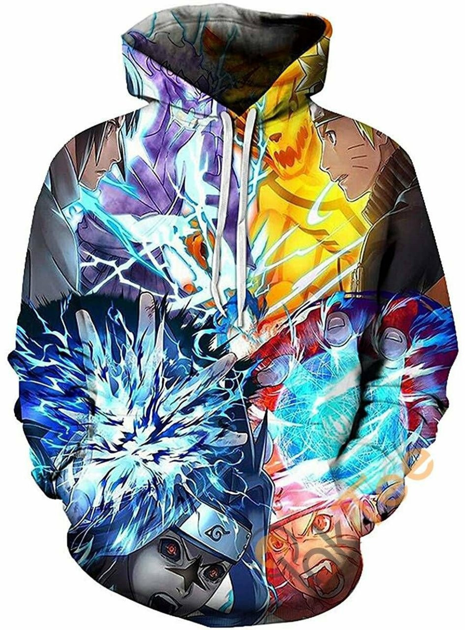 Naruto 3d All Over Print Hoodie