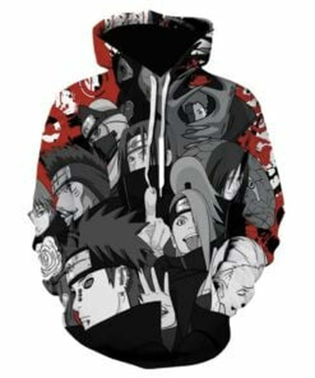 Naruto Anime 3d All Print Hoodie