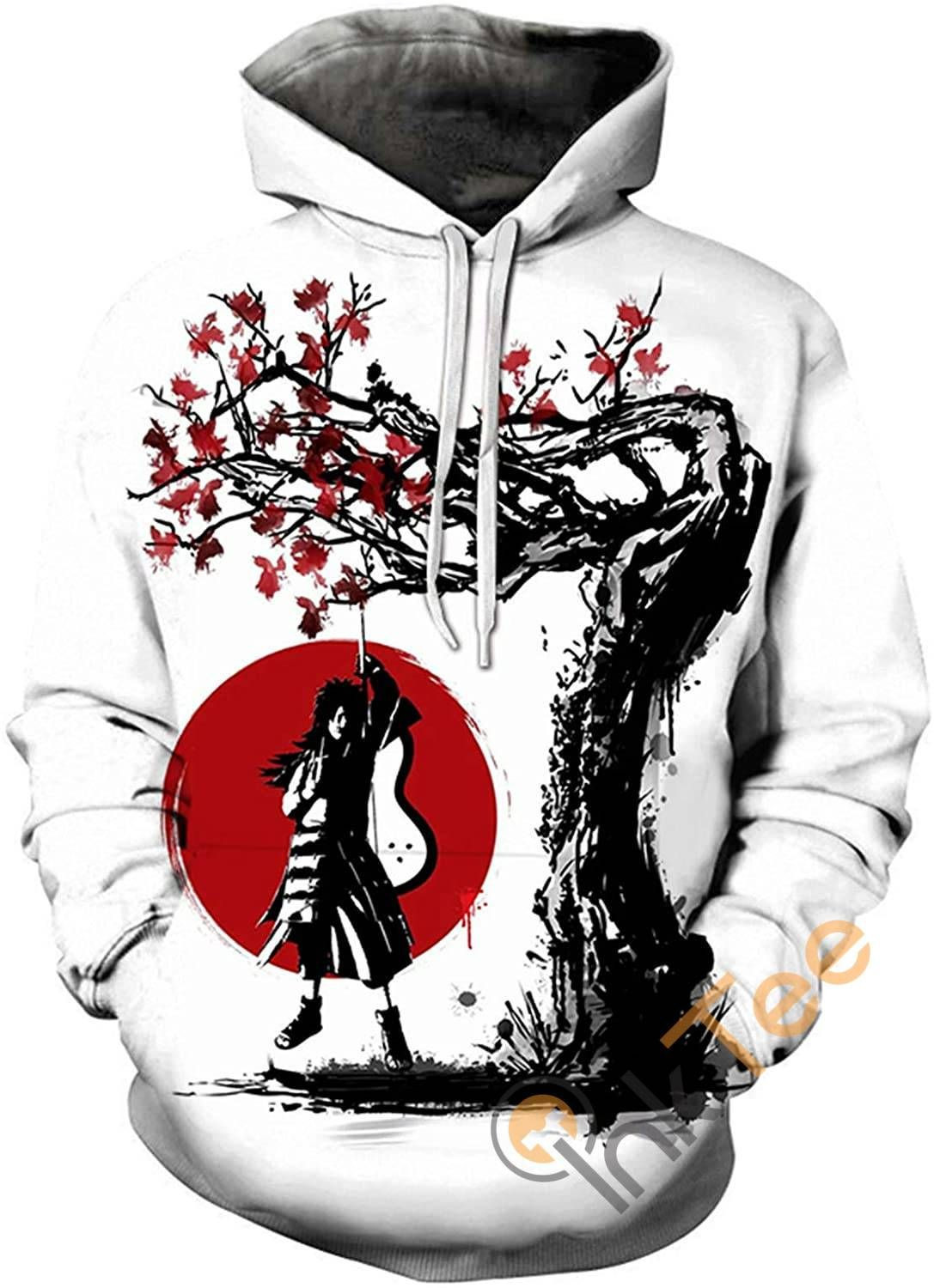 Naruto Print Pullover With Front Pocket Sku31 Hoodie 3D All Over Print