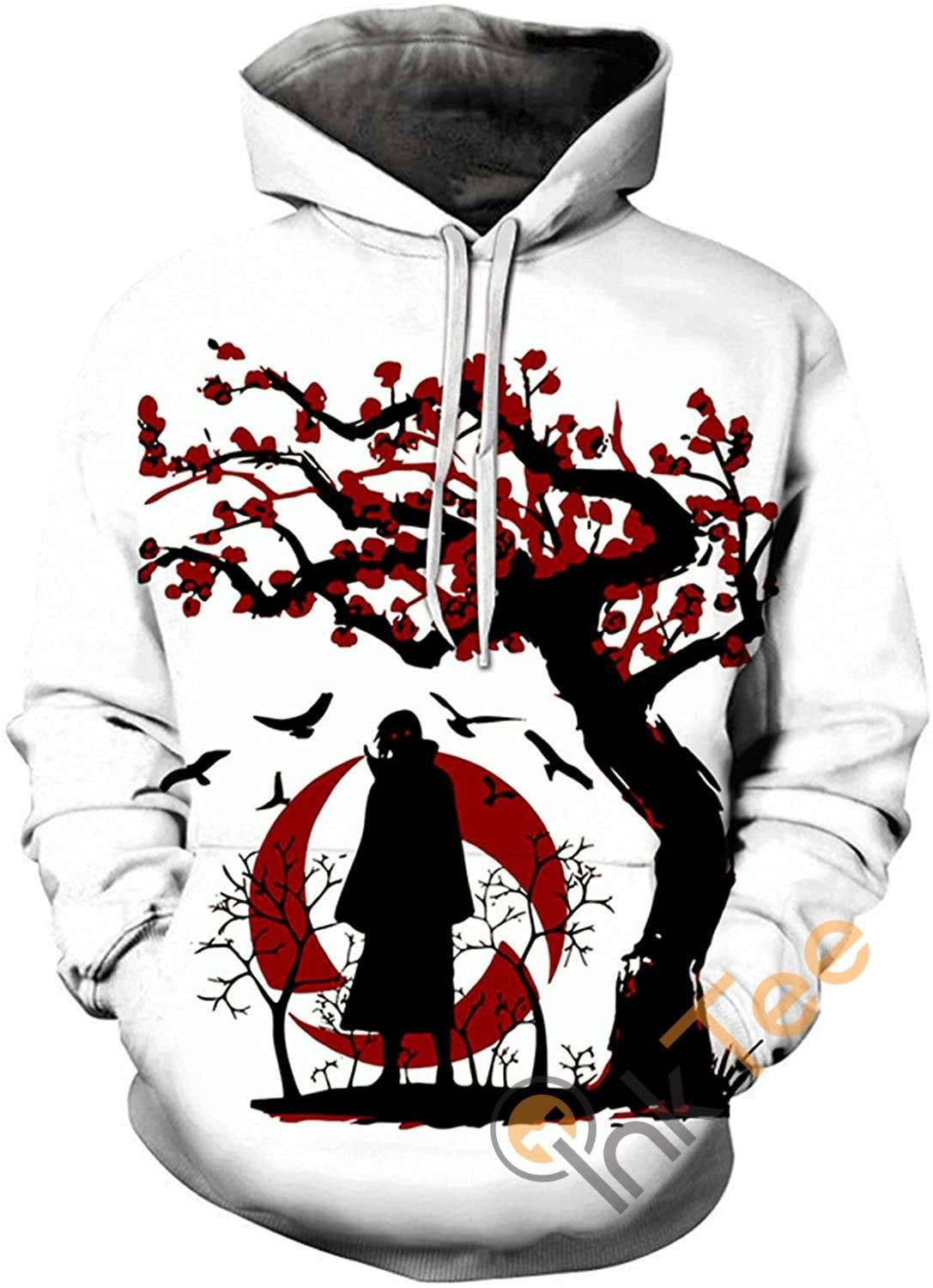 Naruto Print Pullover With Front Pocket Sku33 Hoodie 3D All Over Print