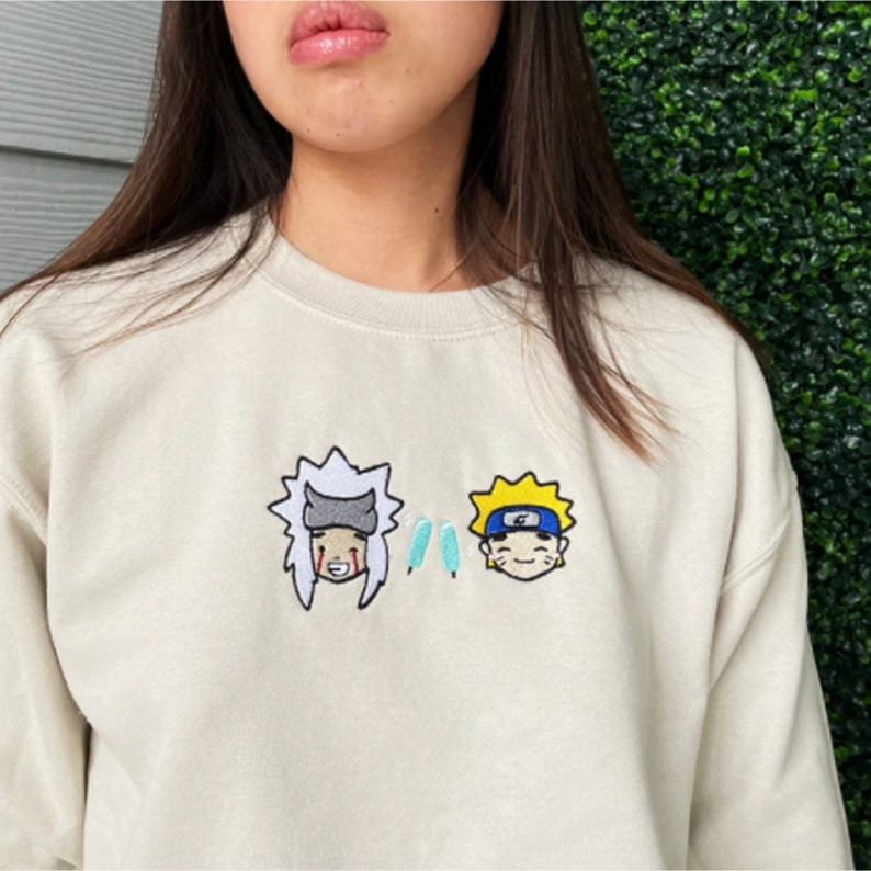 Naruto X Jiraiya Popsicle Embroidered Crewneck