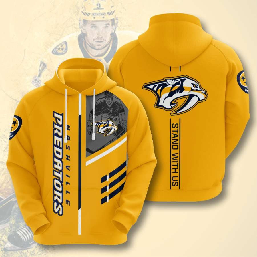 Nashville Predators No1268 Custom Hoodie 3D