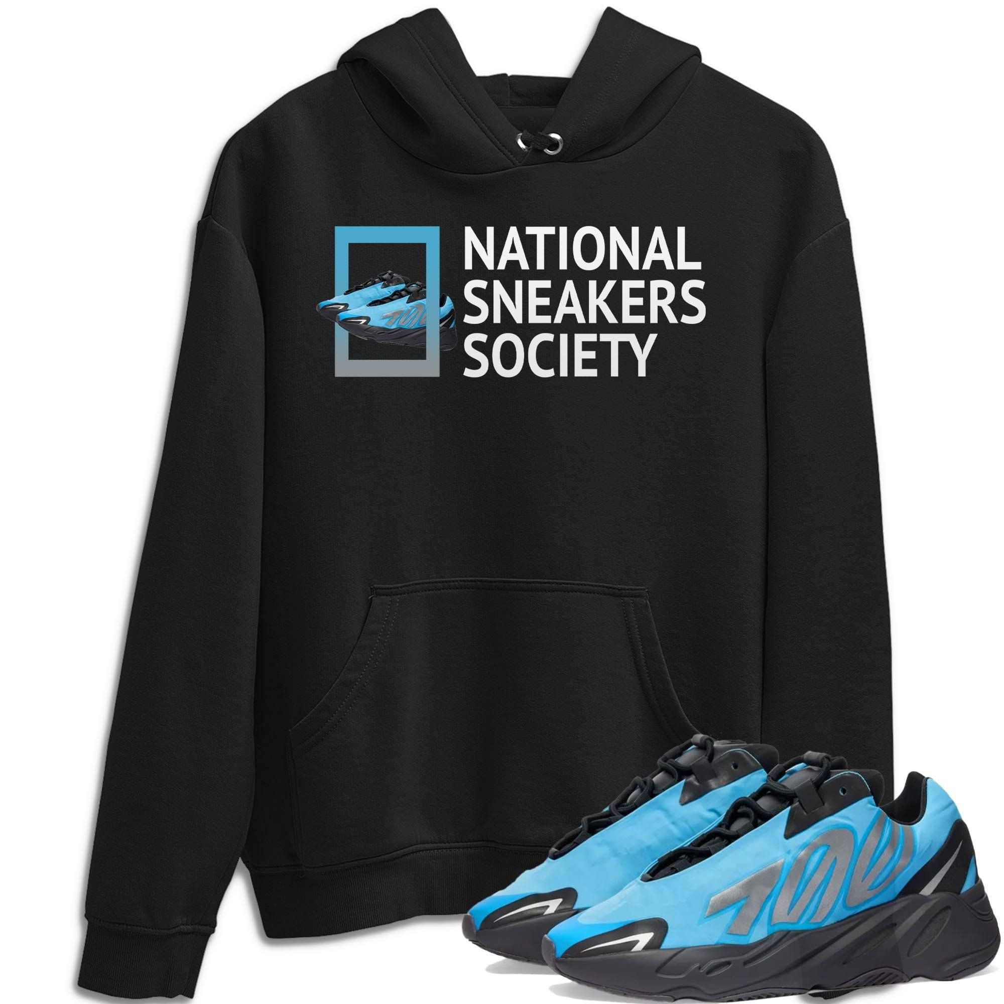 National Sneakers Hoodie - Yeezy 700 Bright Cyan Outfit