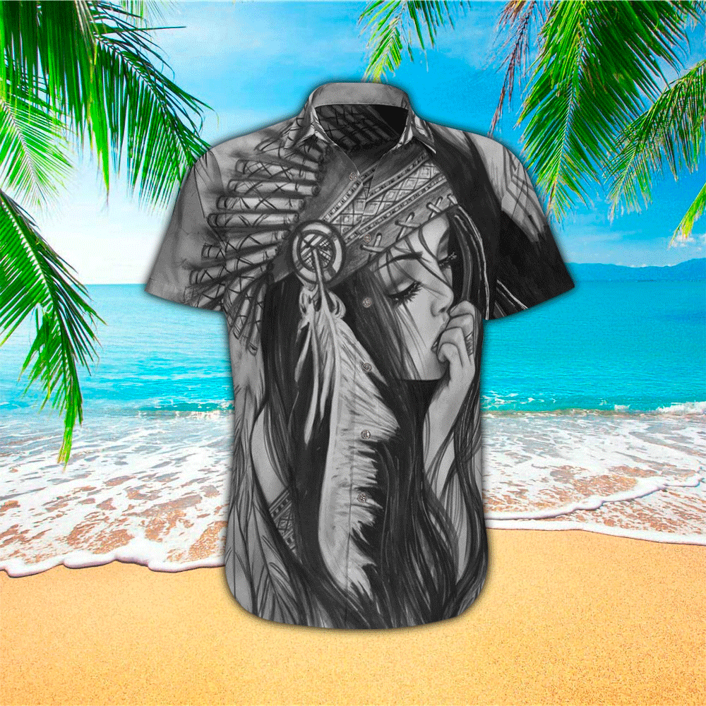 Native America Hawaiian Shirt for Men and Women