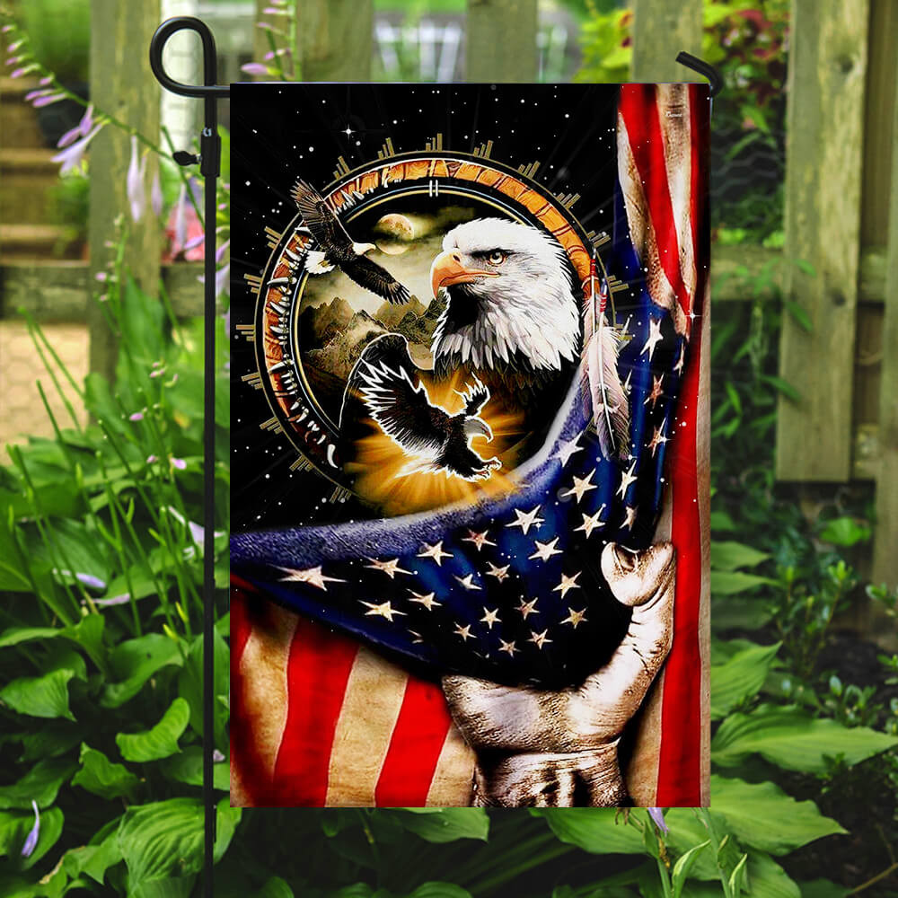 Native American Eagle Flag American Indian Pride Flag Decorative Outdoor