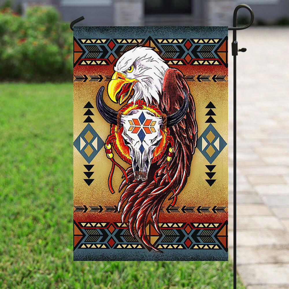 Native American Feather Eagle Flag Indian Pride Flag Decorative Outdoor