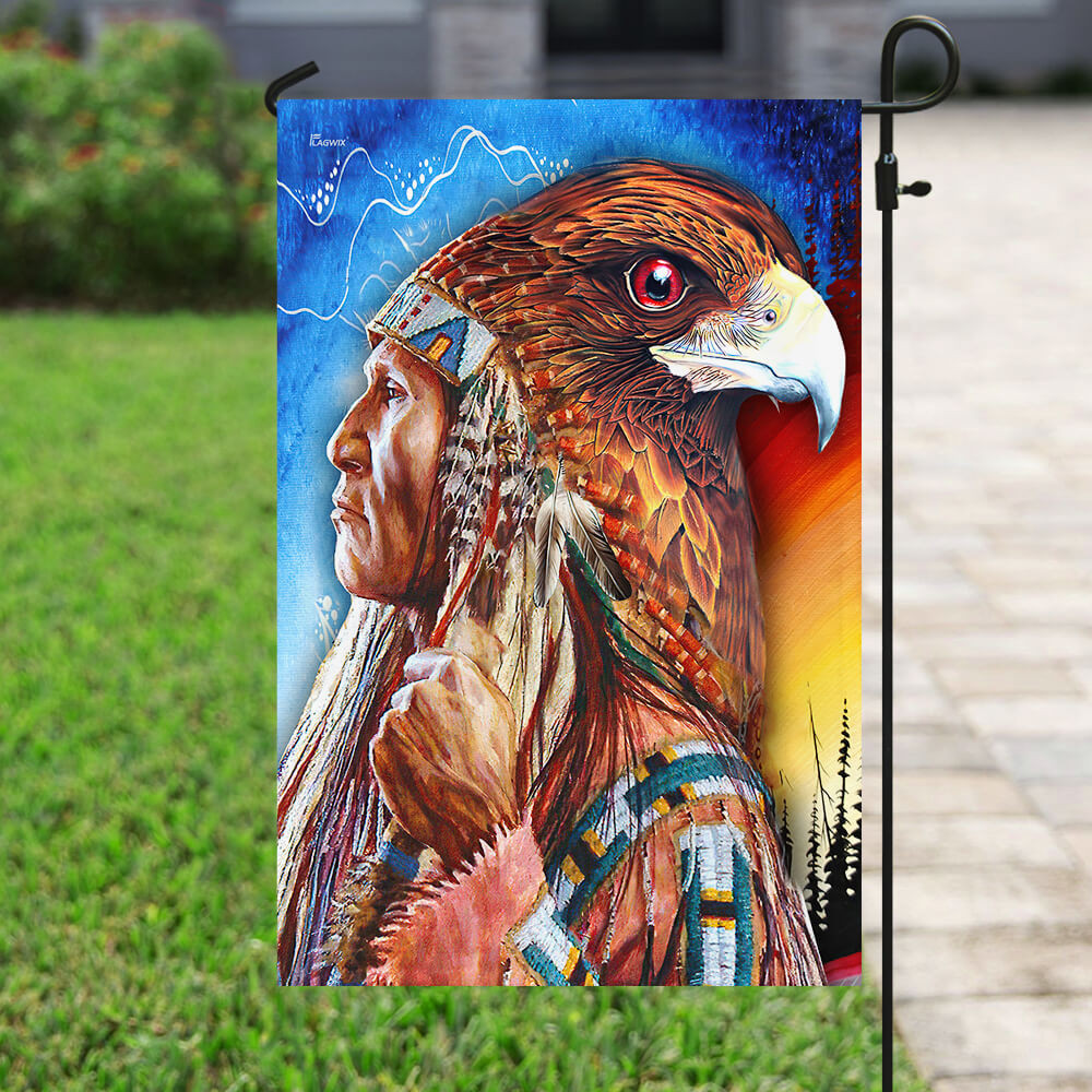 Native American Flag Legend Flag Indian Pride Flag Decorative Outdoor