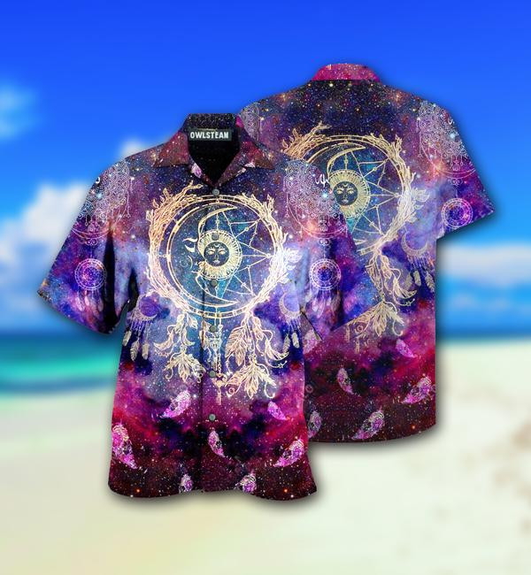 Native Dreamcatcher Moon Smile Limited - Hawaiian Shirt - Hawaiian Shirt For Men