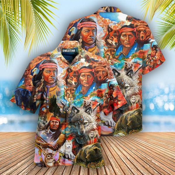 Native Let The Spirits Guide You Edition - Hawaiian Shirt - Hawaiian Shirt For Men