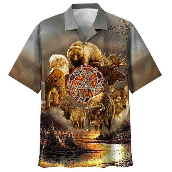 Native Style Love Peace Limited Edition - Hawaiian Shirt 15 Hawaiian Shirt For Men