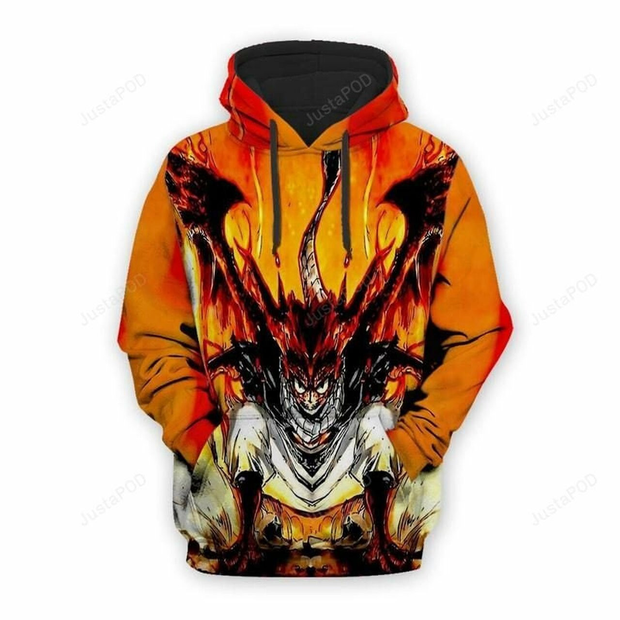 Natsu Dragneel The Fire Dragon Wings Fairy Tail 3d All Over Print Hoodie