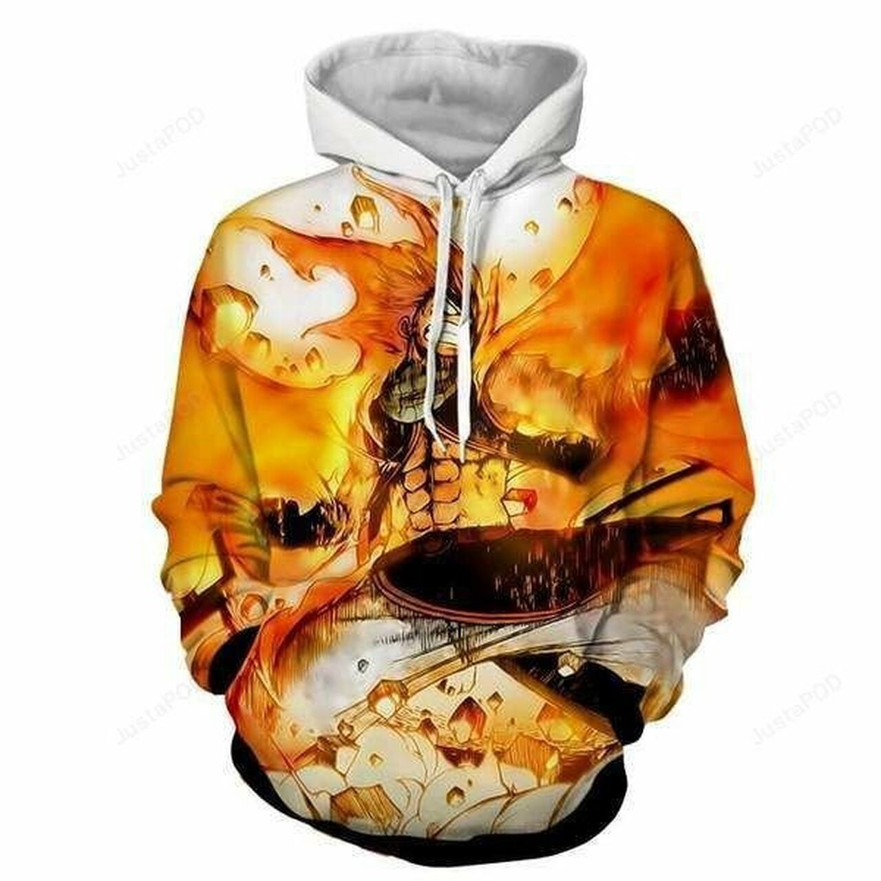 Natsu Fired Up Dragneel Fairy Tail 3d All Over Print Hoodie