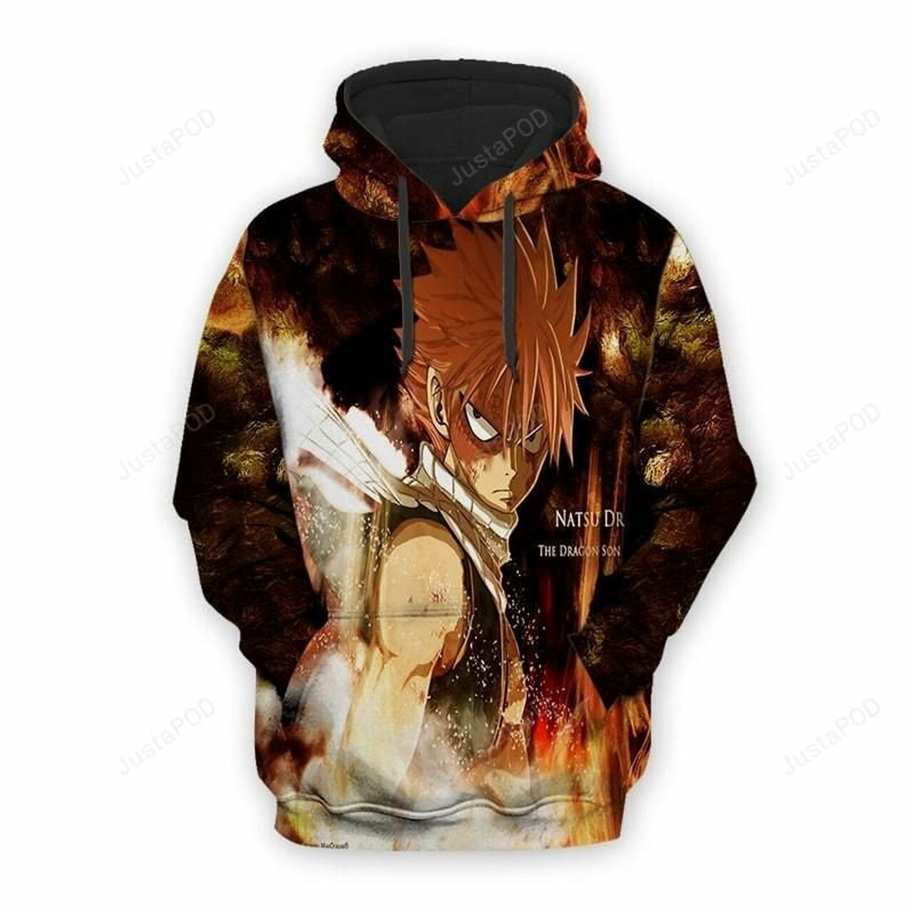 Natsu The Dragon Son Dragon Scale Fairy Tail 3d All Over Print Hoodie