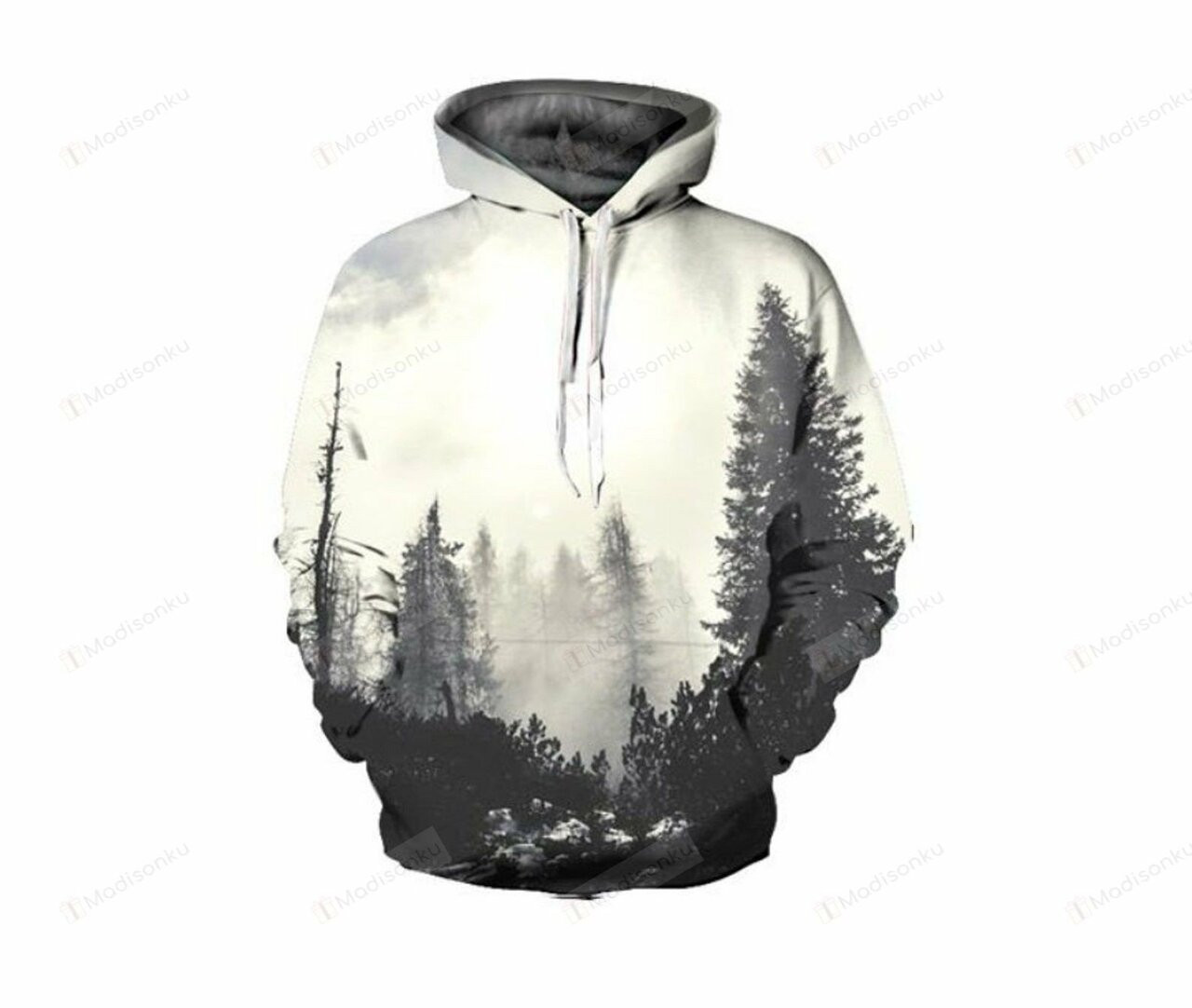 Nature Mountain Sky Forest 3d All Over Print Hoodie