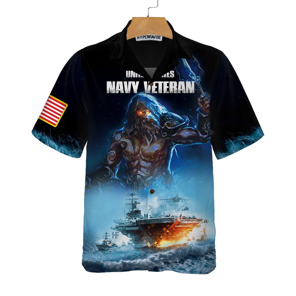Navy Veteran Hawaiian Shirt Proud Veteran Shirt Meaningful Gift For Veteran Day