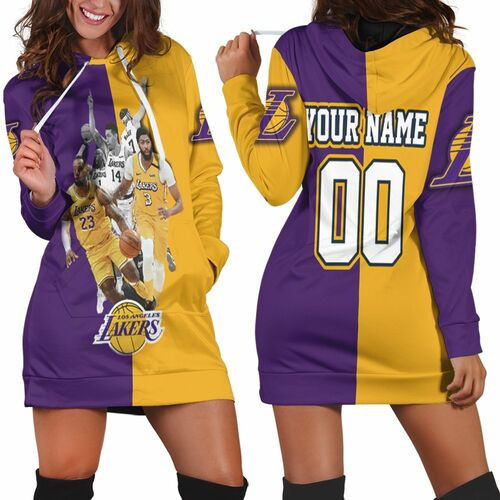 Nba Western Conference Los Angeles Lakers Personalized Hoodie Dress Sweater Dress Sweatshirt Dress