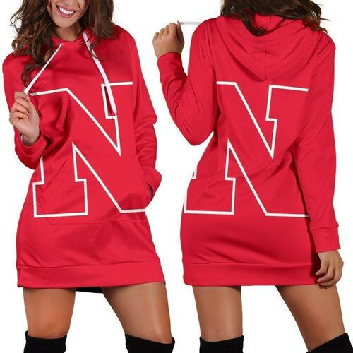 Nebraska Cornhuskers Hoodie Dress Sweater Dress Sweatshirt Dress 3d All Over Print For Women Hoodie