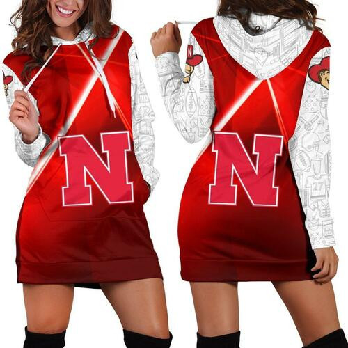 Nebraska Cornhuskers Hoodie Dress Sweater Dress Sweatshirt Dress 3d All Over Print For Women Hoodie