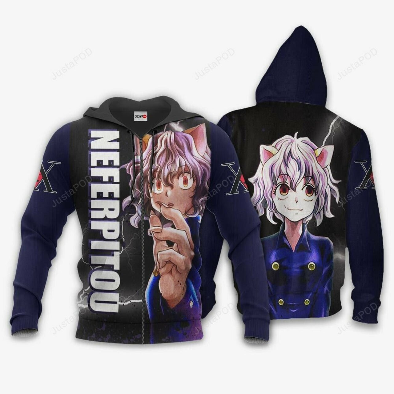 Neferpitou Hoodie Hunter X Hunter Anime 3d All Over Print Hoodie