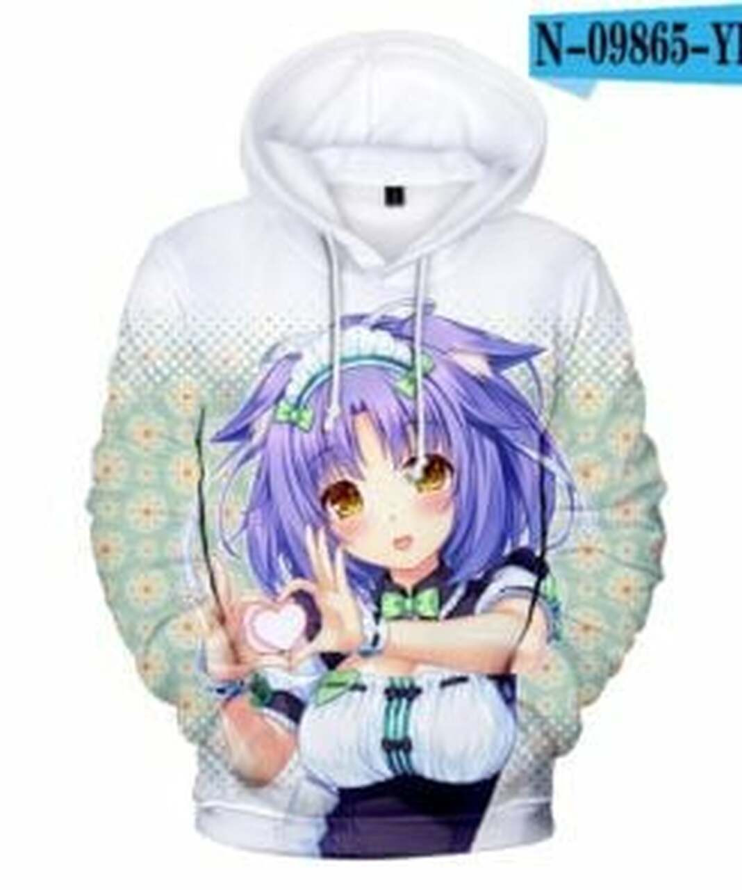 Nekopara 3d All Print Hoodie