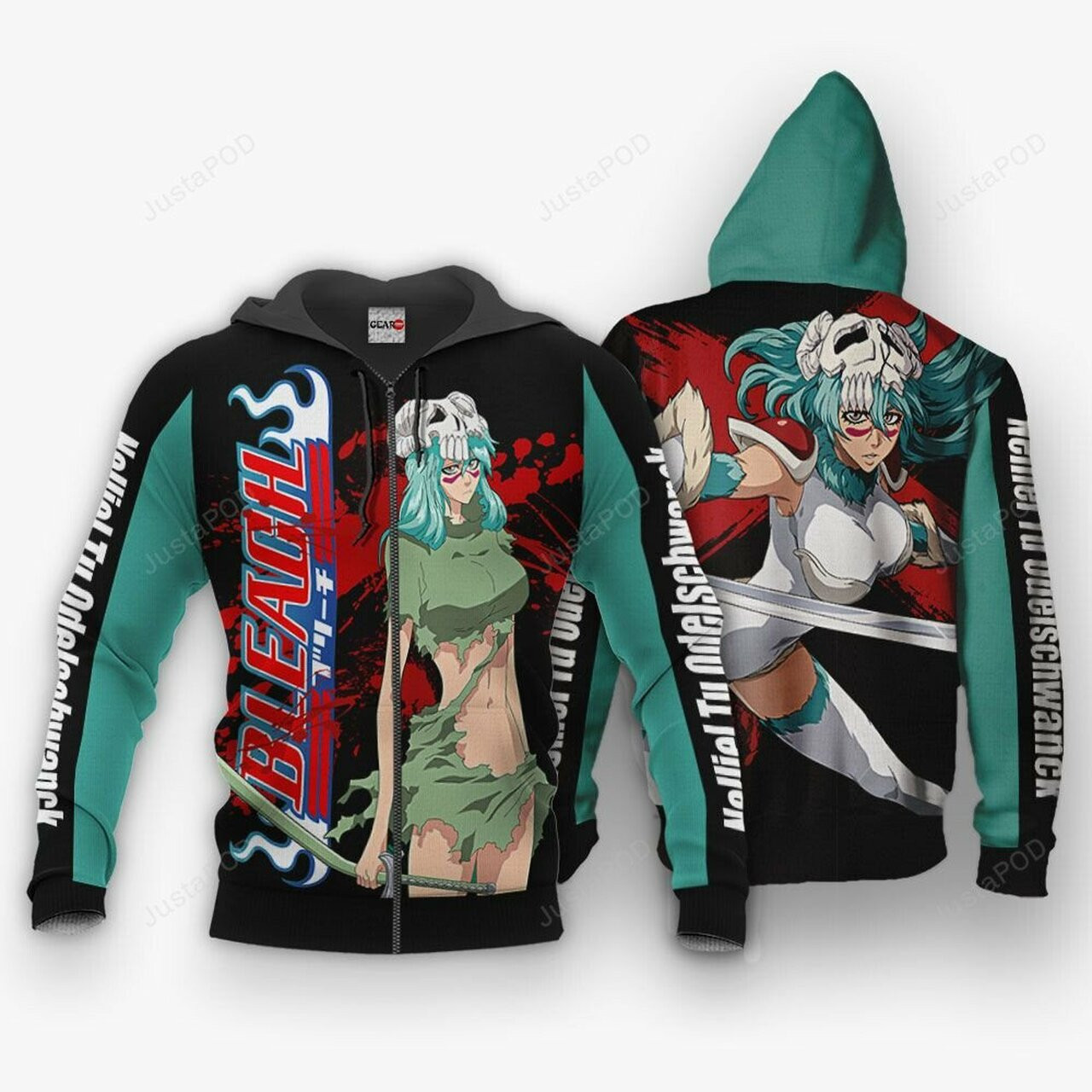 Nel Tu Bleach Anime 3d All Over Print Hoodie