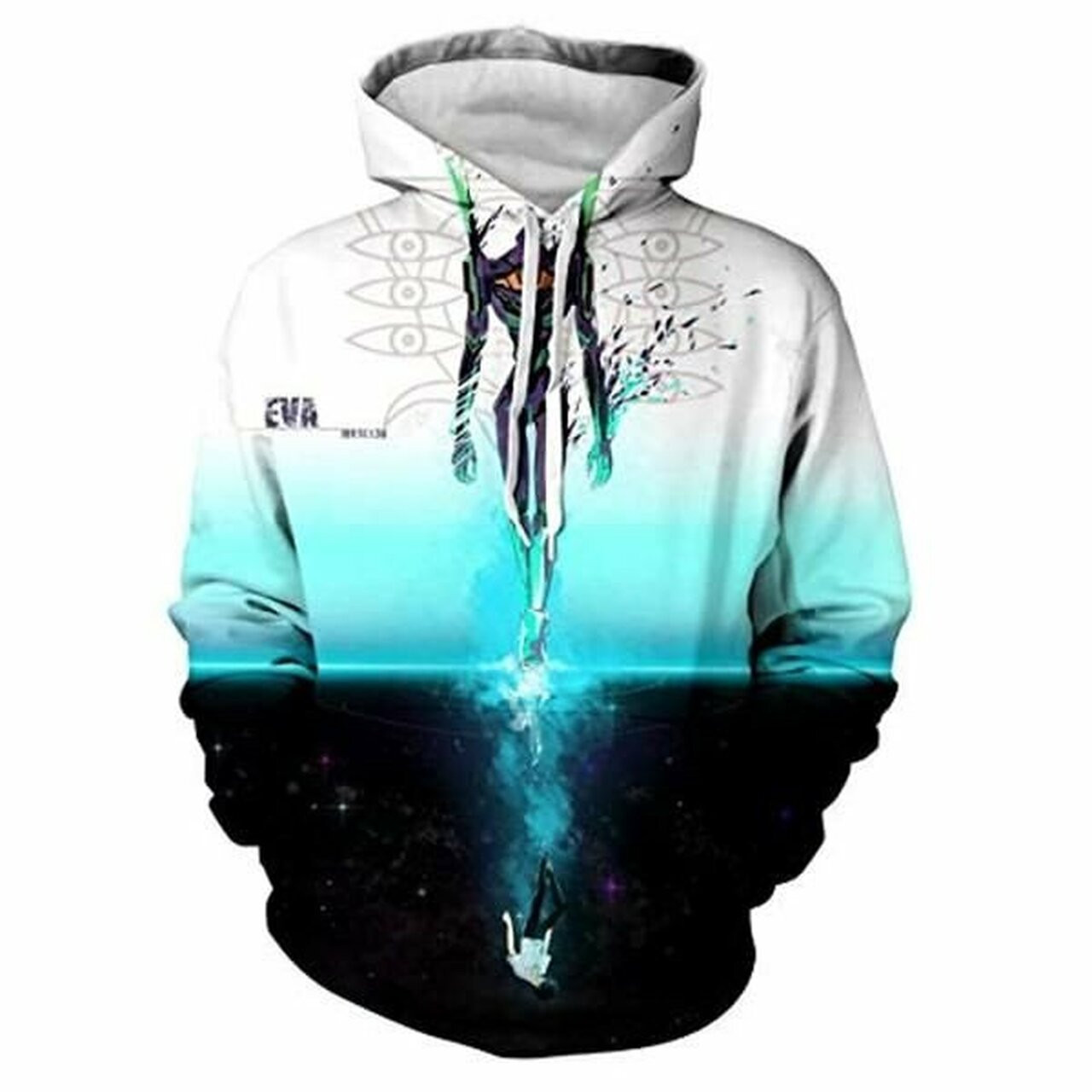 Neon Genesis Evangelion 3d All Over Print Hoodie