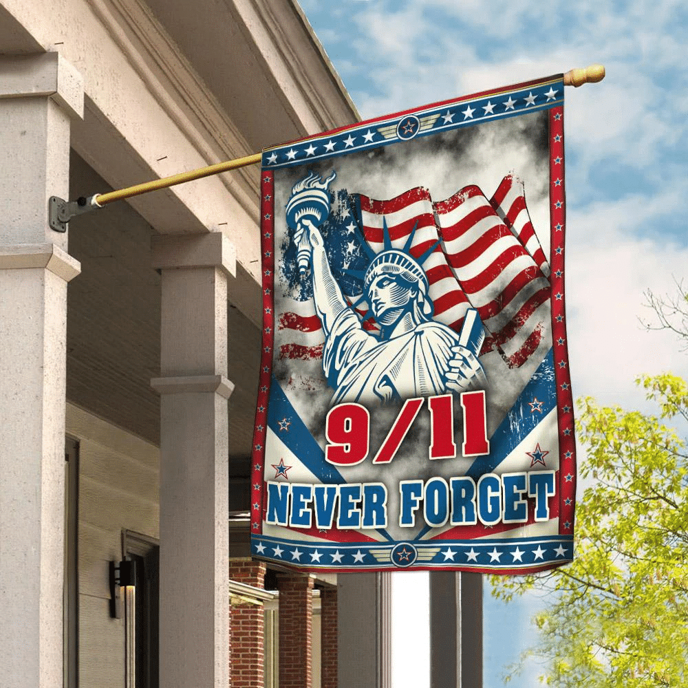 Never Forget 911 Flag Patriot Day Garden Flag House Flag