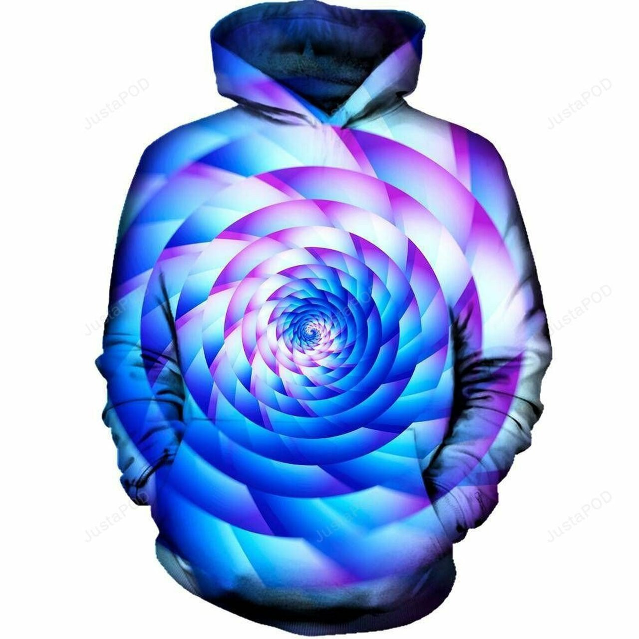 Never Stop Spinning 3d All Over Printed Hoodie