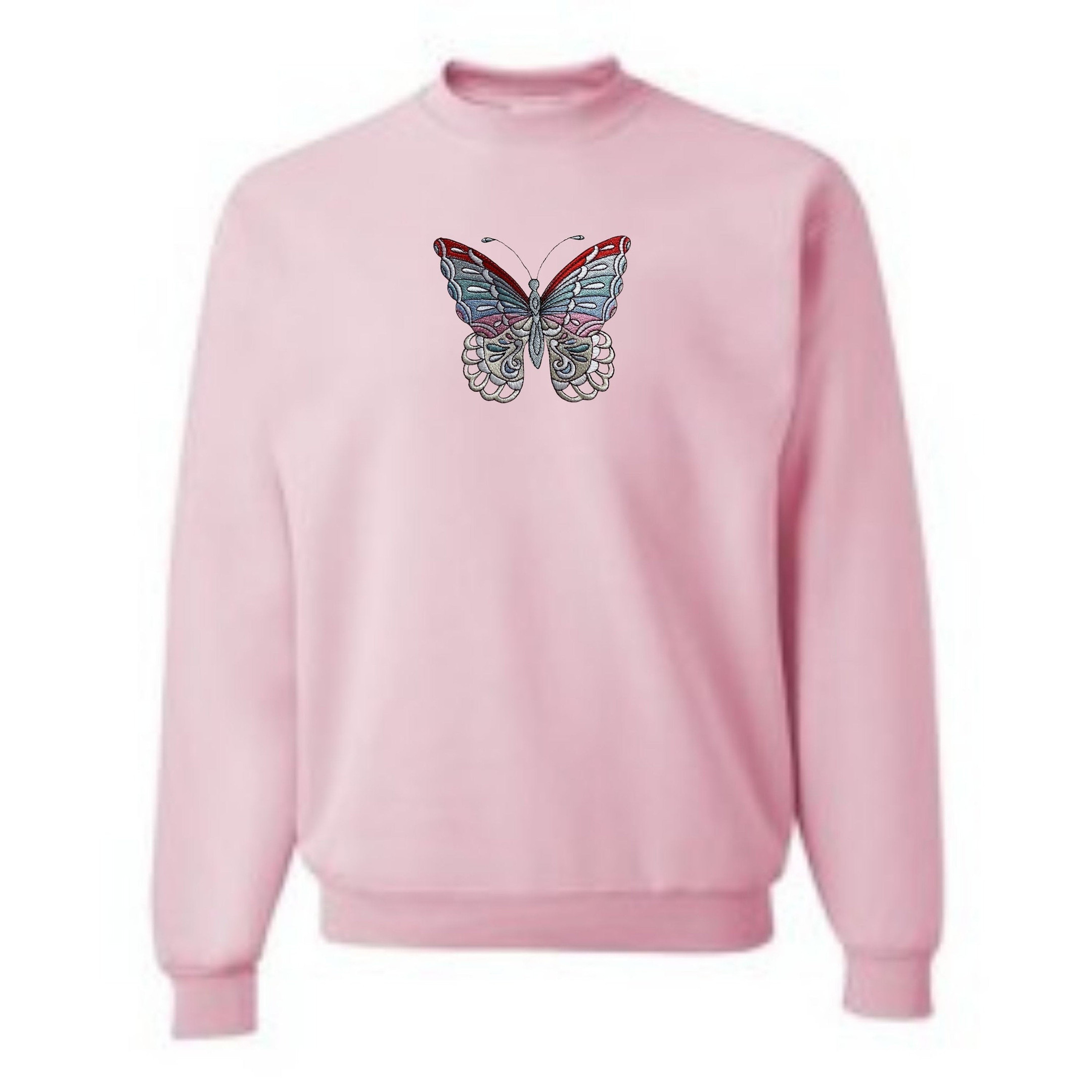 New Embroidered Trending Butterfly Sweatshirt