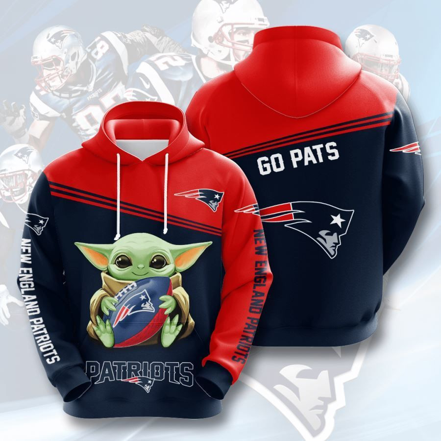 New England Patriots No1278 Custom Hoodie 3D All Over Print