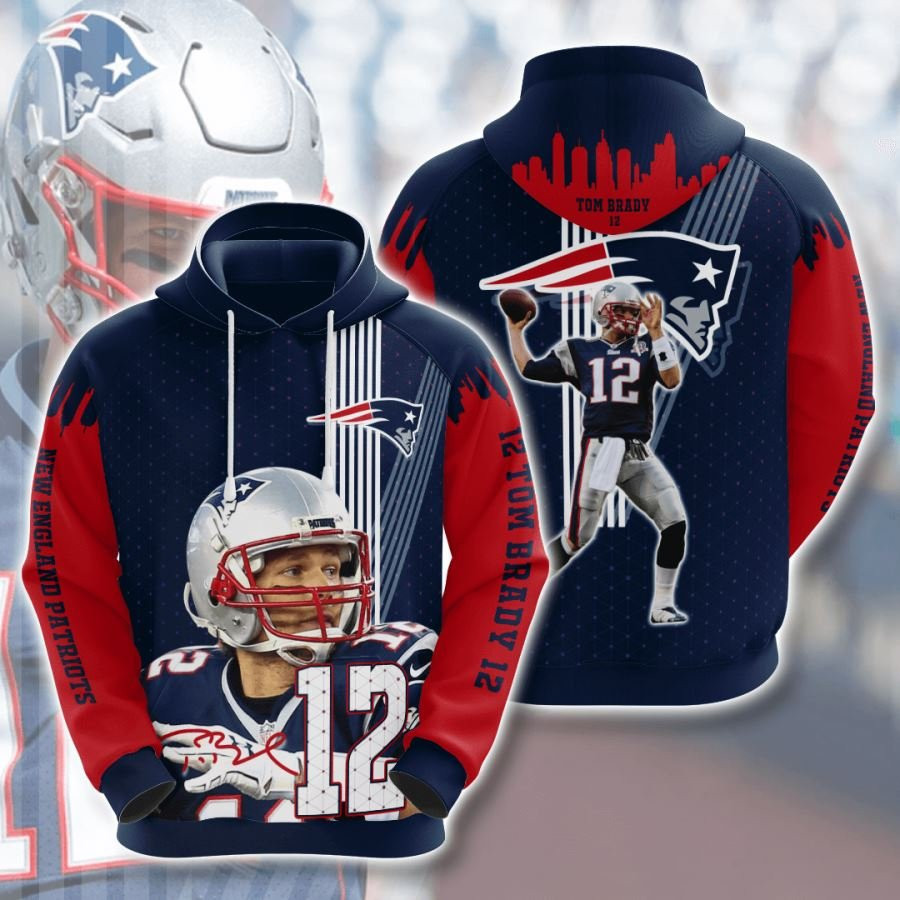 New England Patriots No1287 Custom Hoodie 3D