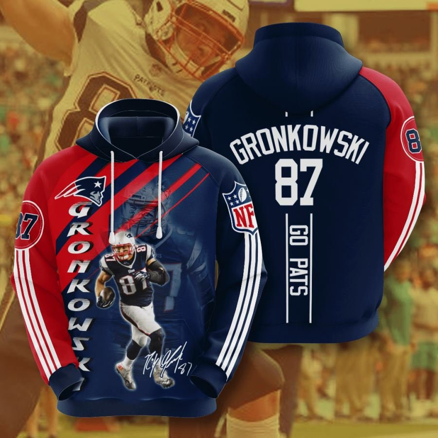 New England Patriots No1291 Custom Hoodie 3D