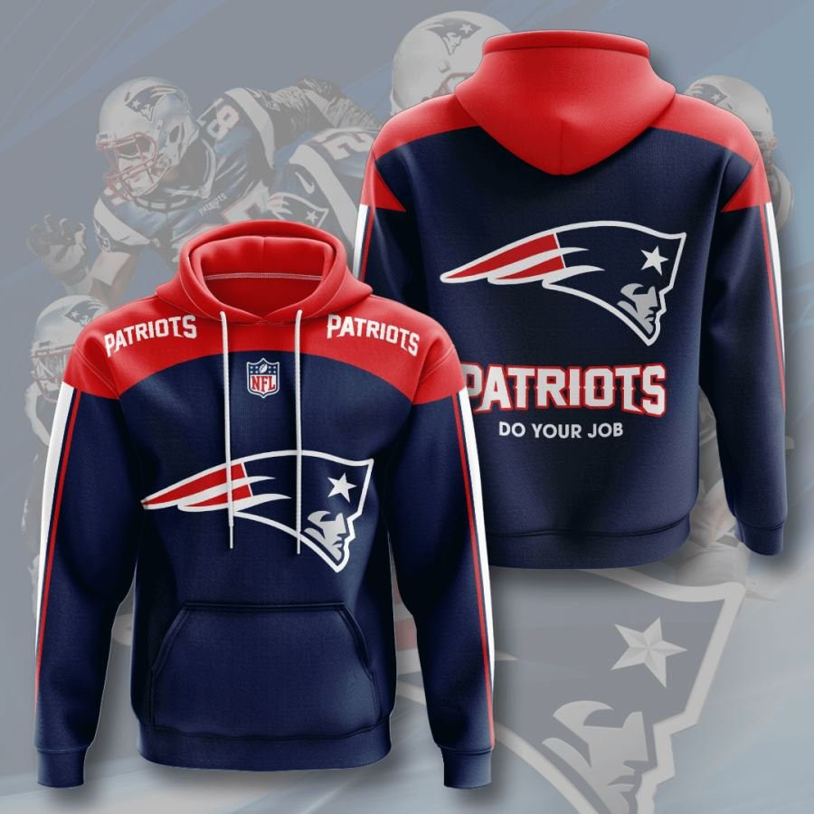 New England Patriots No1303 Custom Hoodie 3D