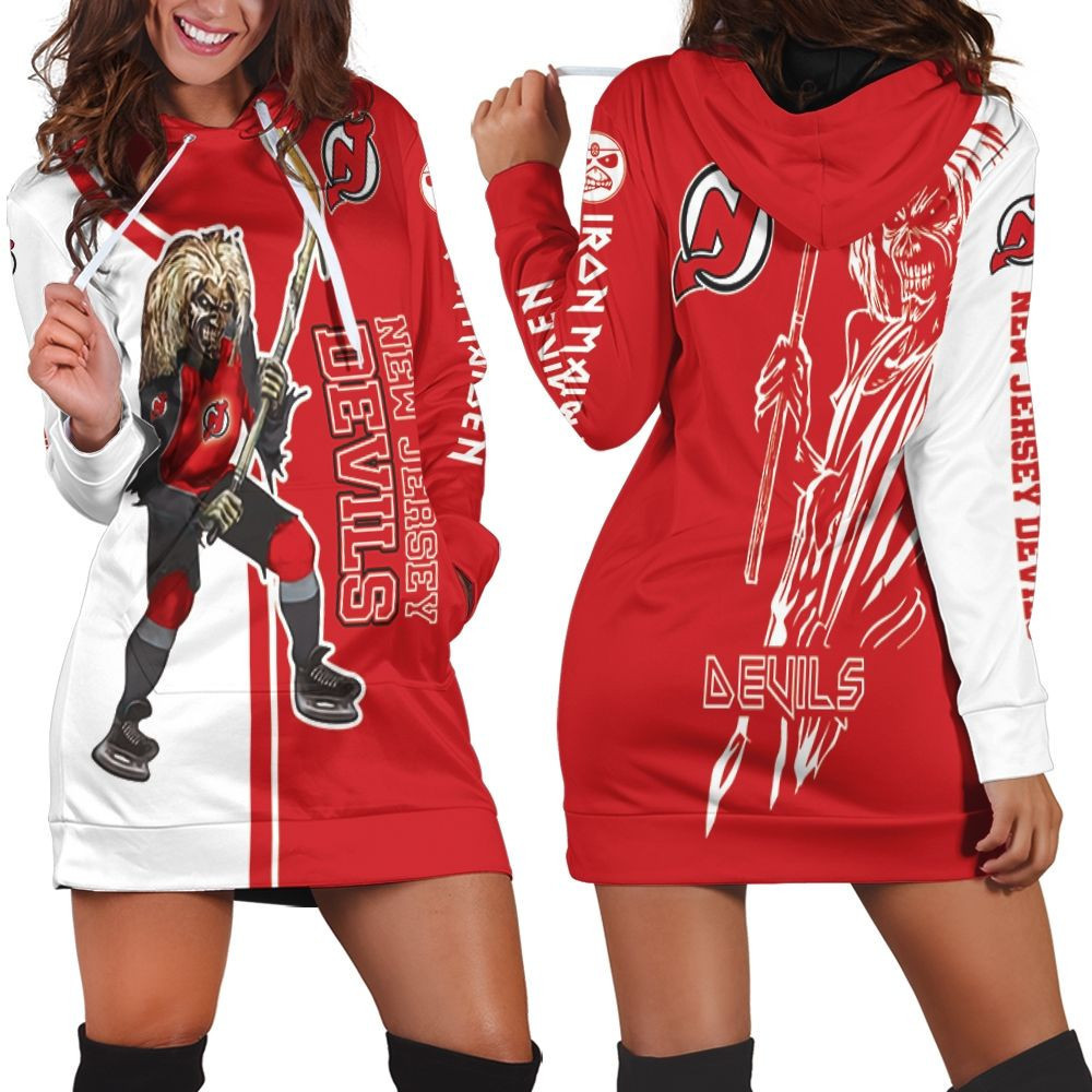 New Jersey Devils And Zombie For Fans Hoodie Dress Sweater Dress Sweatshirt Dress