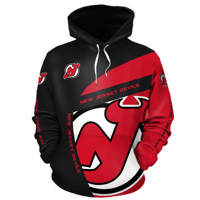 New Jersey Devils Ice Team Pullover Hoodie