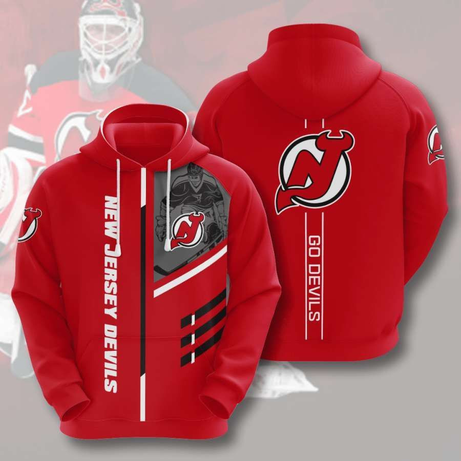 New Jersey Devils No1311 Custom Hoodie 3D All Over Print