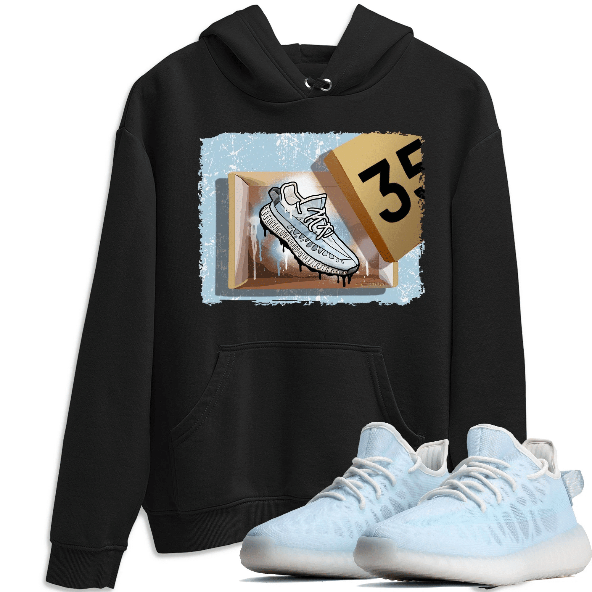 New Kicks Hoodie - Yeezy 350 V2 Mono Ice Outfit