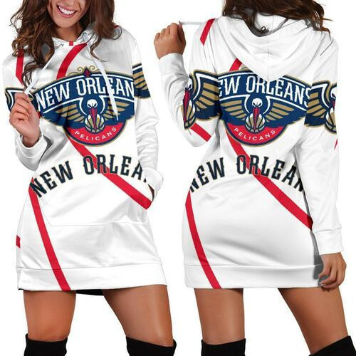 New Orleans Pelicans Hoodie Dress Sweater Dress Sweatshirt Dress 3d All Over Print For Women Hoodie