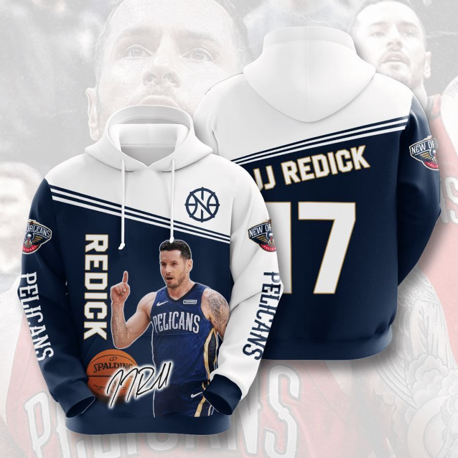 New Orleans Pelicans No1312 Custom Hoodie 3D All Over Print