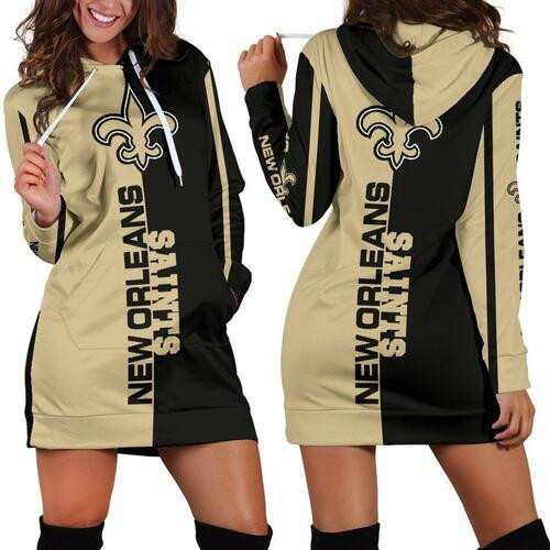 New Orleans Saints Hoodie Dress Sweater Dress Sweatshirt Dress 3d All Over Print For Women Hoodie