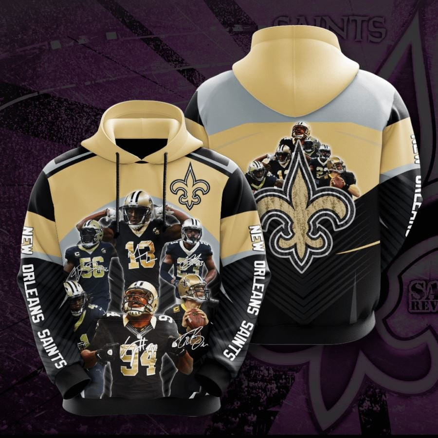 New Orleans Saints No1325 Custom Hoodie 3D