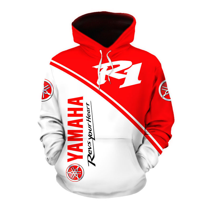 New Yamaha YZF R1 Revs Your Heart Hoodie